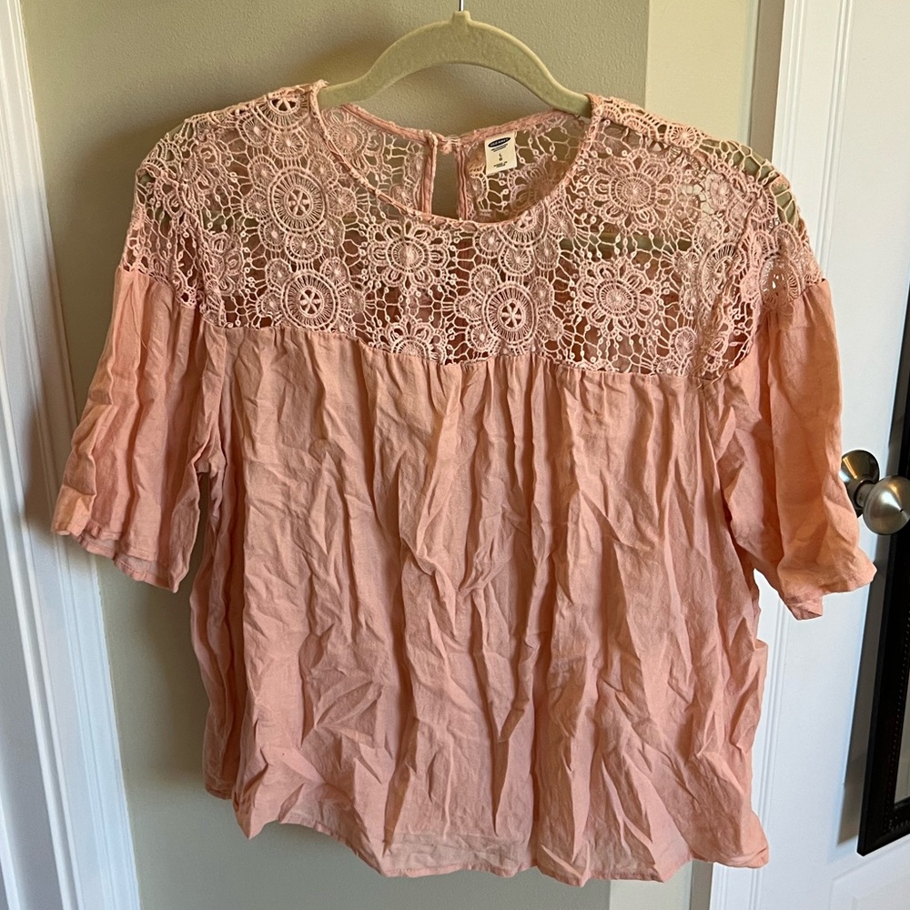Top with lace detail